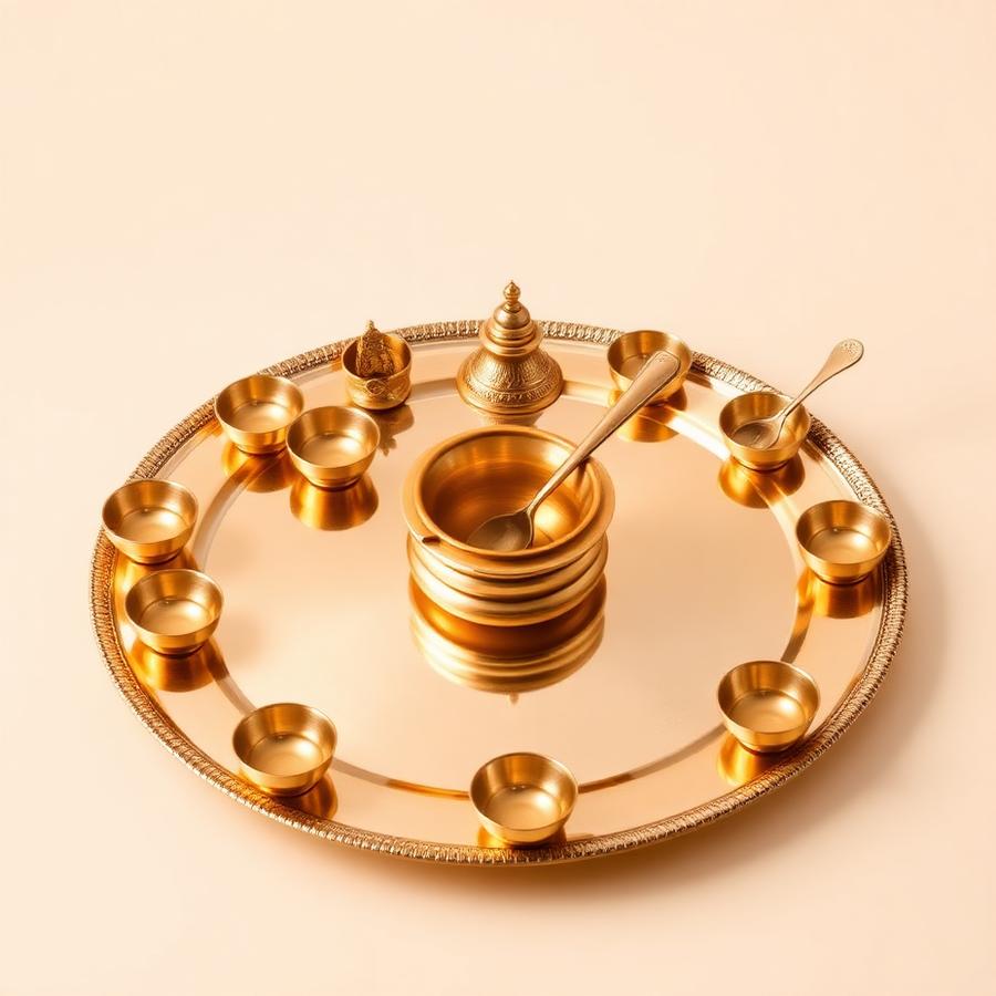 Complete Pooja Samagri Thali Set